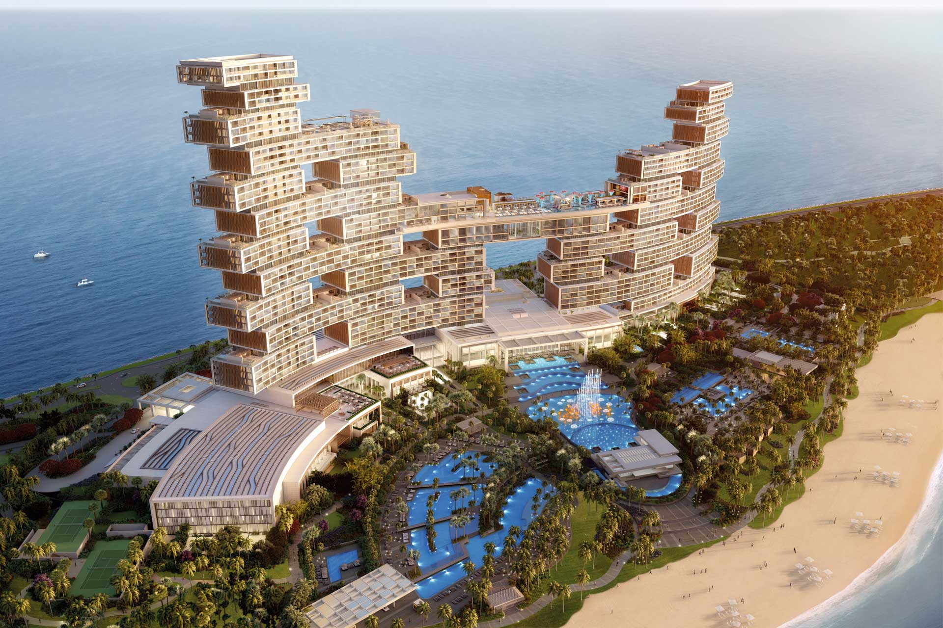 The Kohn Pedersen Fox-designed Royal Atlantis The Palm