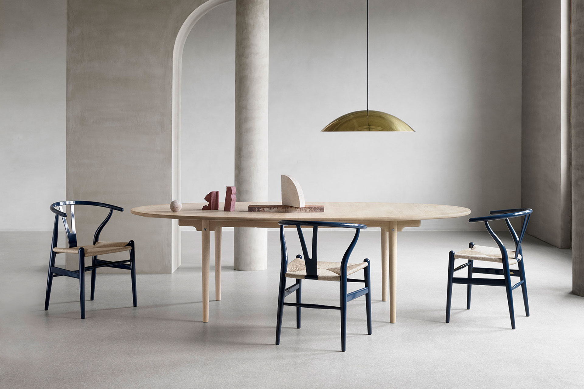 Carl Hansen & Son releases navy version of Wegner's Wishbone chair - Sleeper