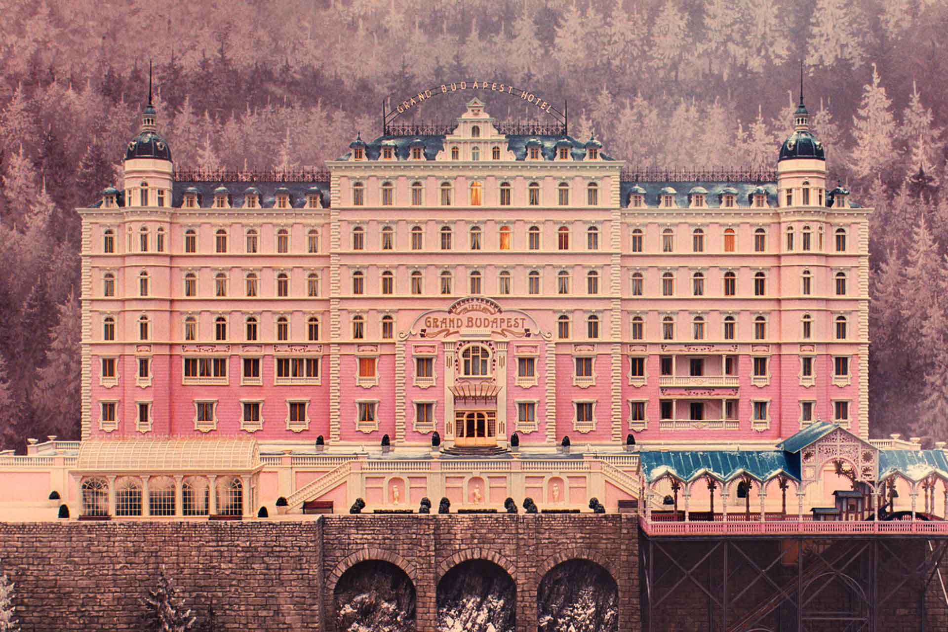 The fictional Grand Budapest Hotel provides the setting for Wes Anderson's ninth film