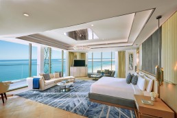 An interior shot of the Royal Penthouse at Mandarin Oriental Jumeira in Dubai