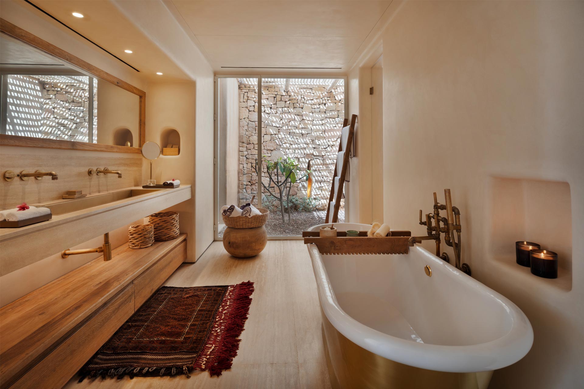 An interior shot of Six Senses Shaharut in Israel