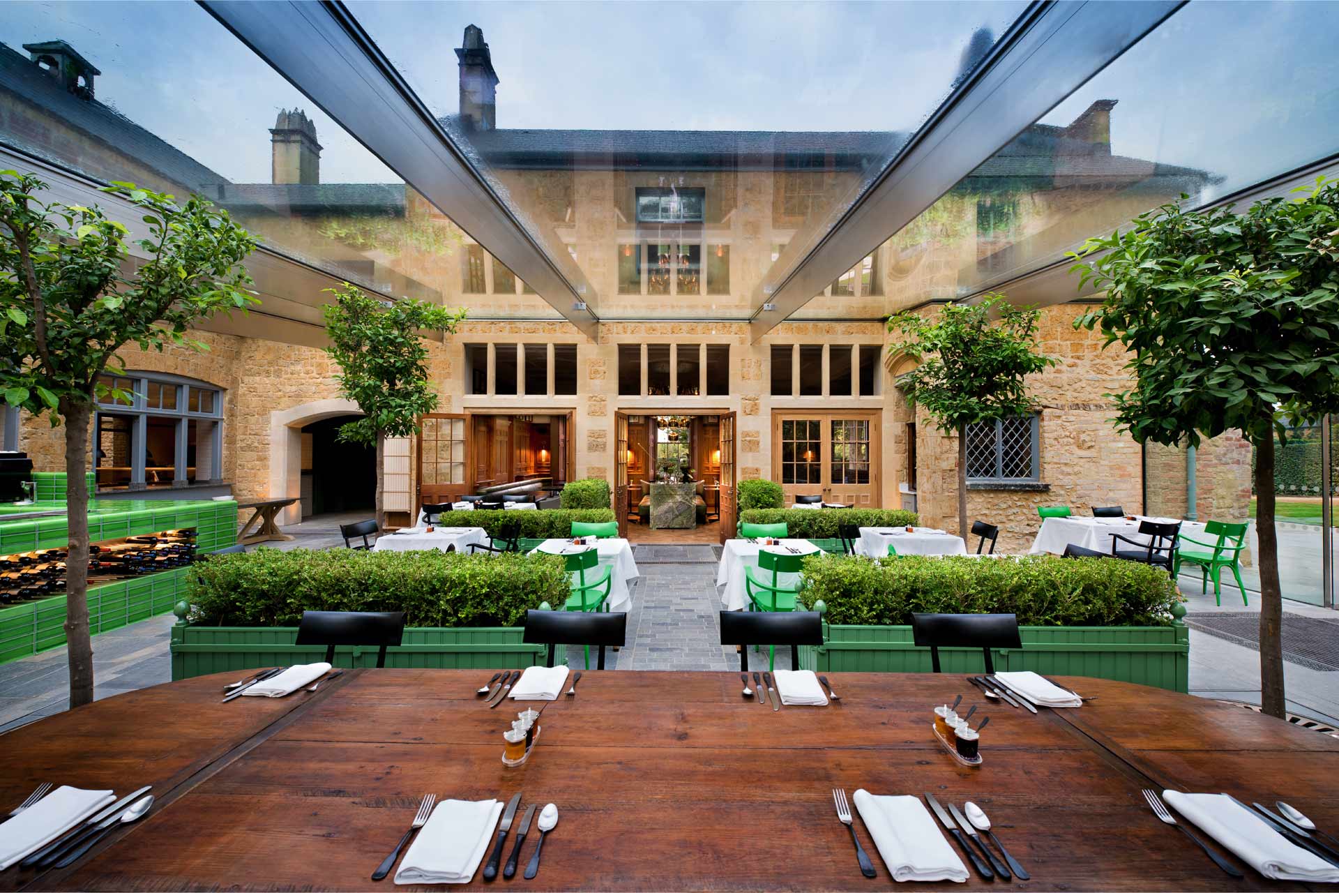 The Botanical Rooms at The Newt in Somerset, England