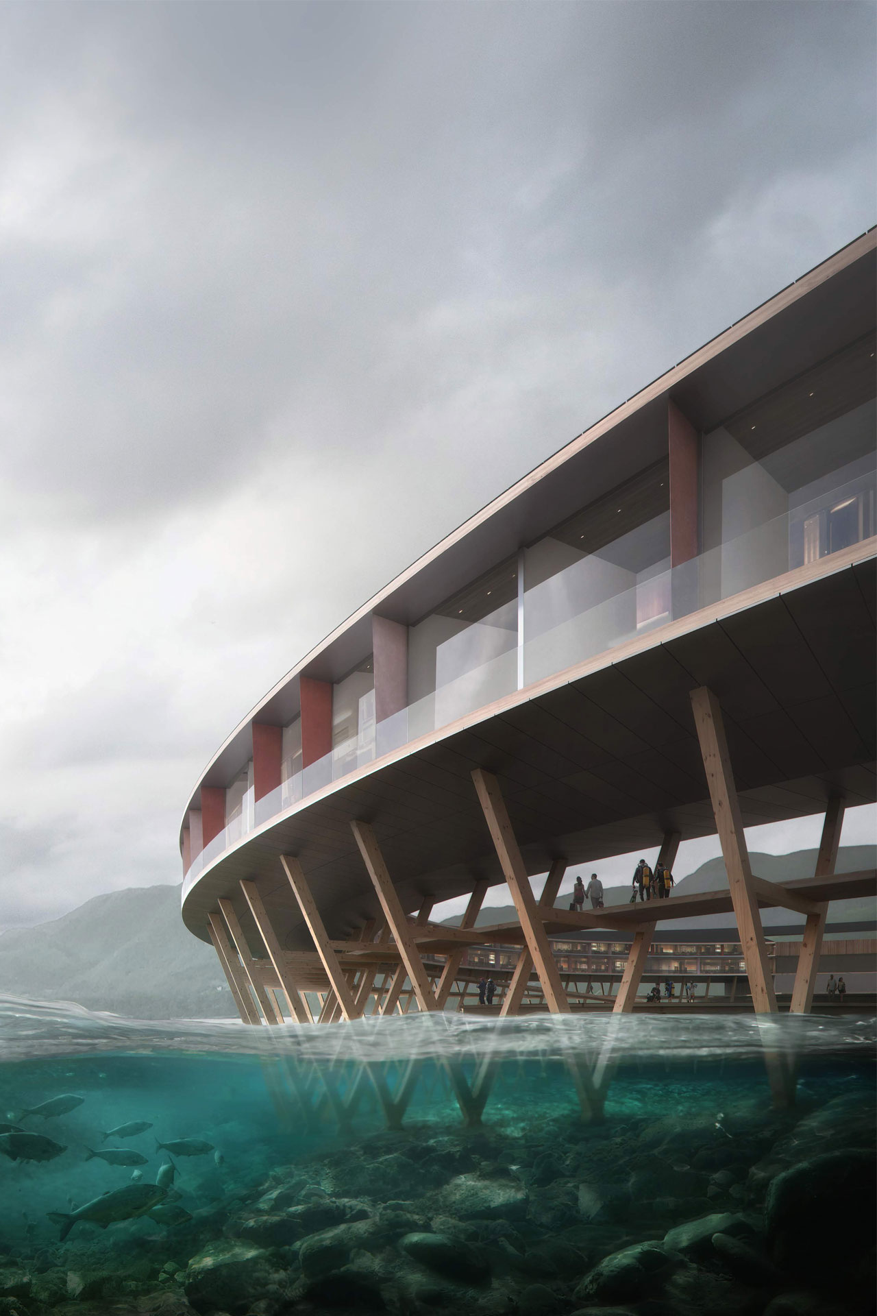 Svart is an ultra-sustainable hotel designed by Snohetta.