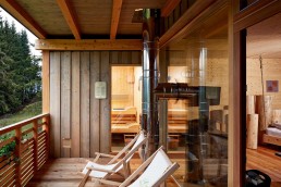 KLAFS sauna at Holzhotel Forsthofalm in Austria