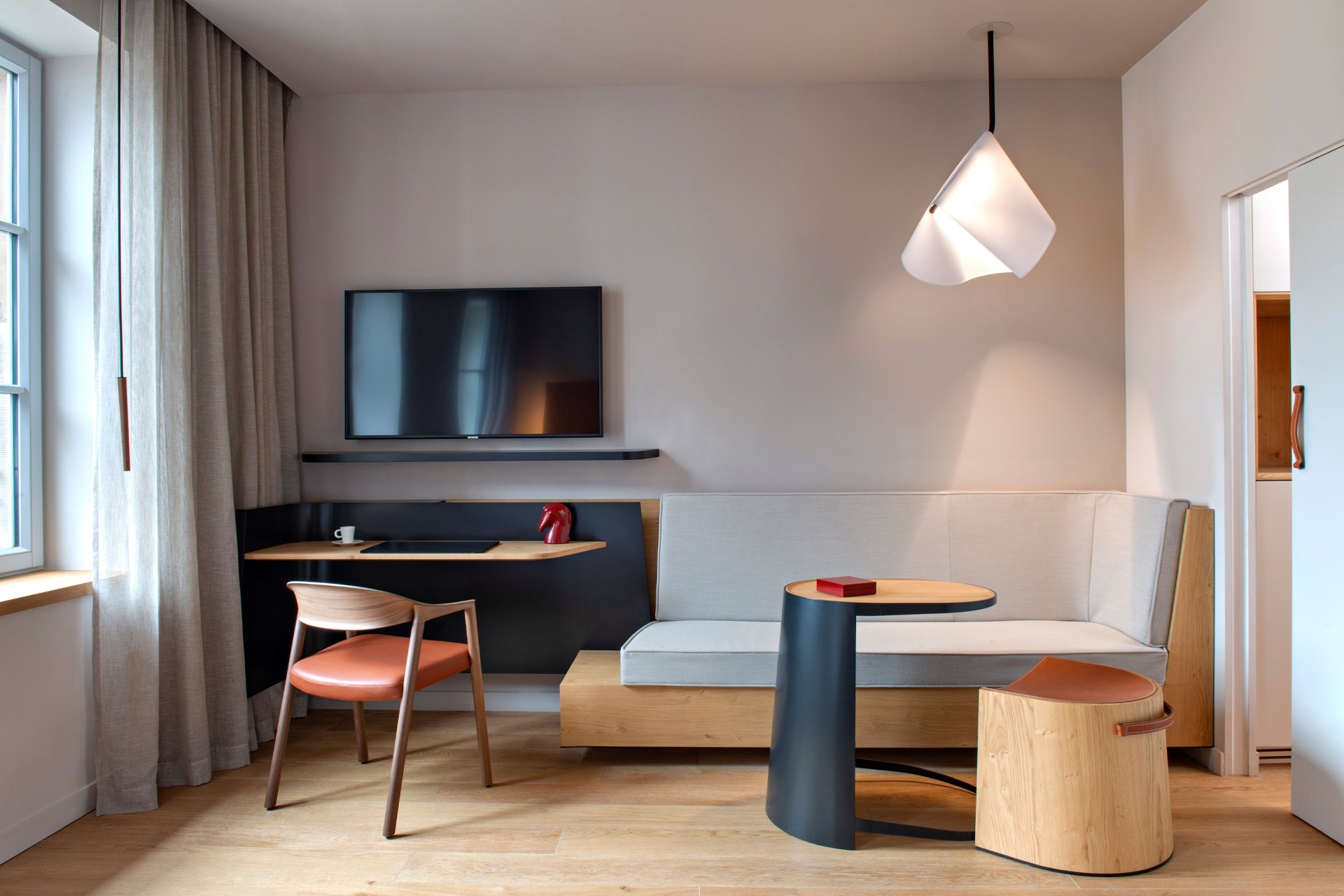 A new guestroom at Les Haras de Strasbourg in France