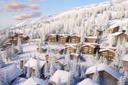 A rendering of The Ritz-Carlton Zermatt in Switzerland