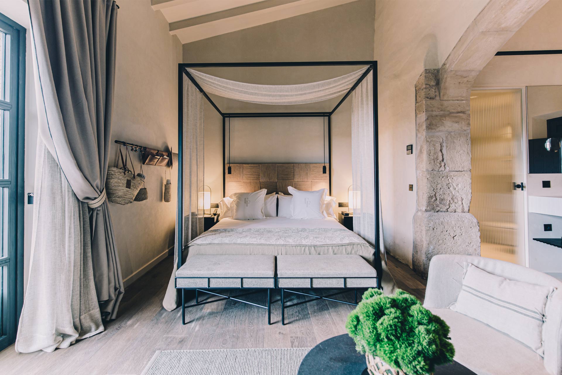 A suite at Can Ferrereta in Mallorca