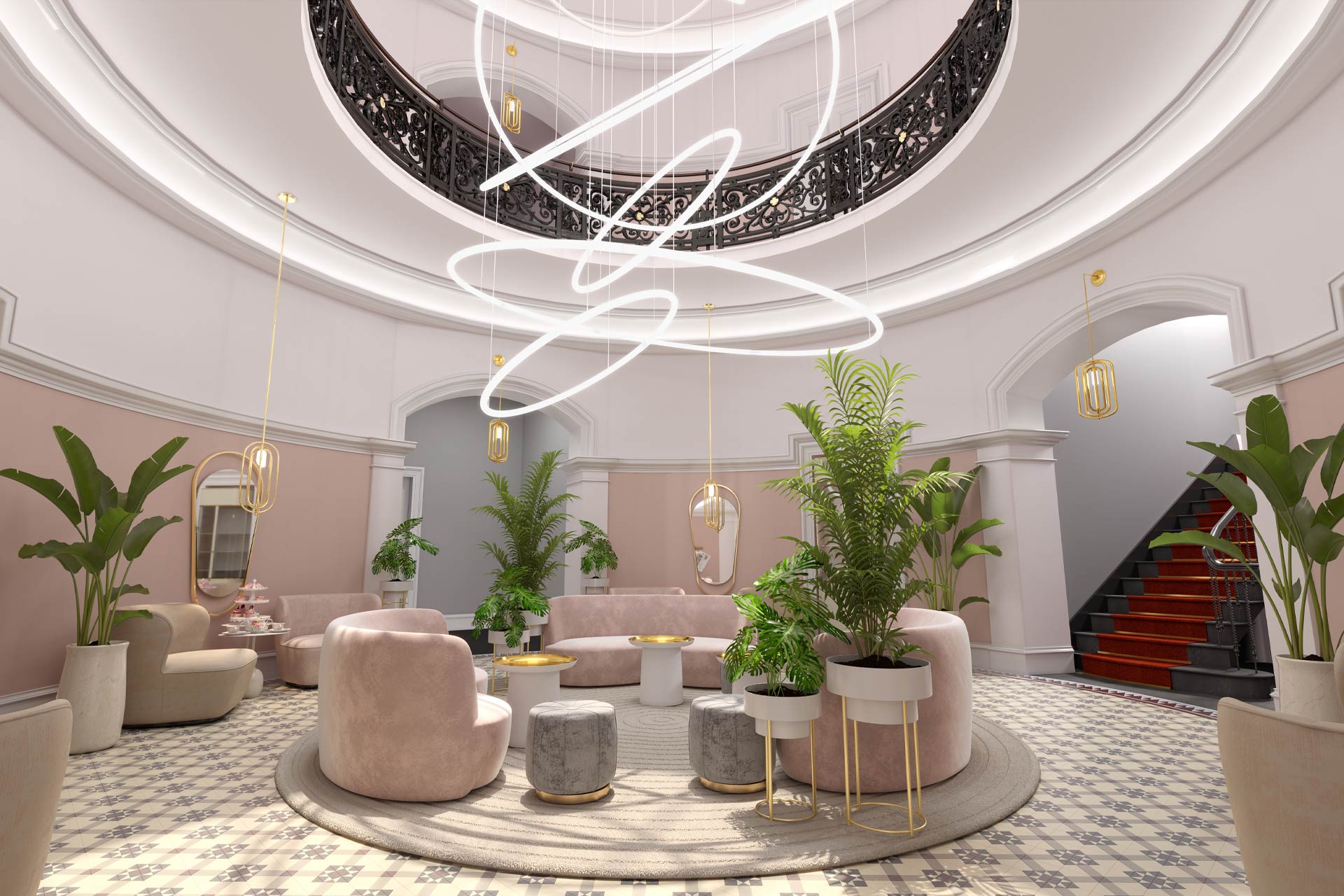 A rendering of Virgin Hotels Edinburgh