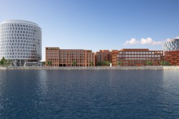 An exterior rendering of Residence Inn by Marriott Copenhagen