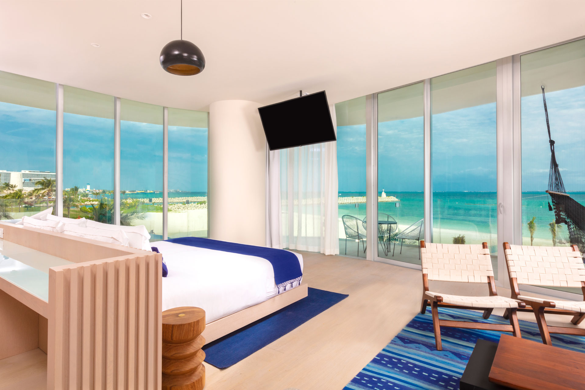 A Premier Oceanfront Suite at SLS Cancun in Mexico