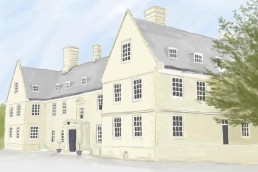 A rendering of Haydock Manor Hotel in Cambridgeshire