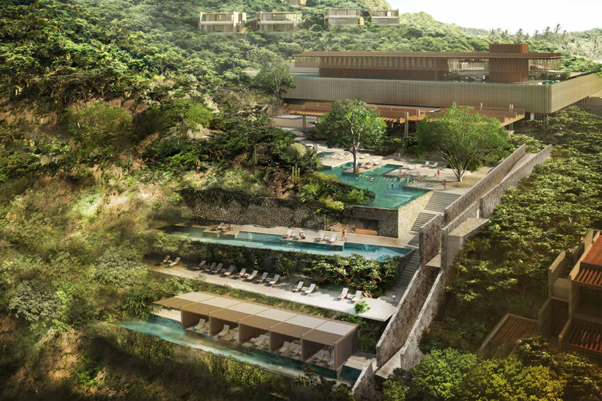 A rendering of Four Seasons Tamarindo in Mexico