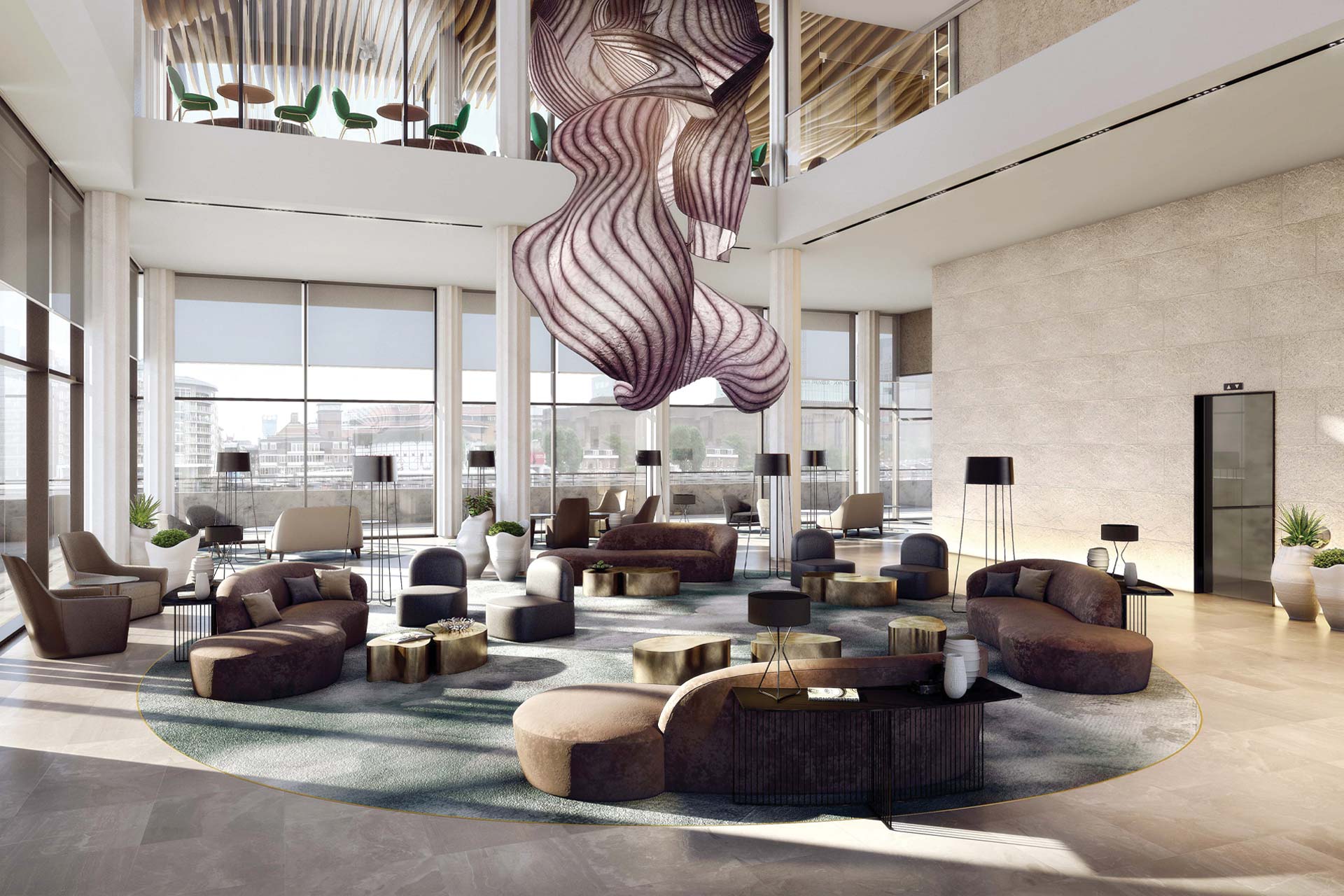 The lobby at The Westin London City