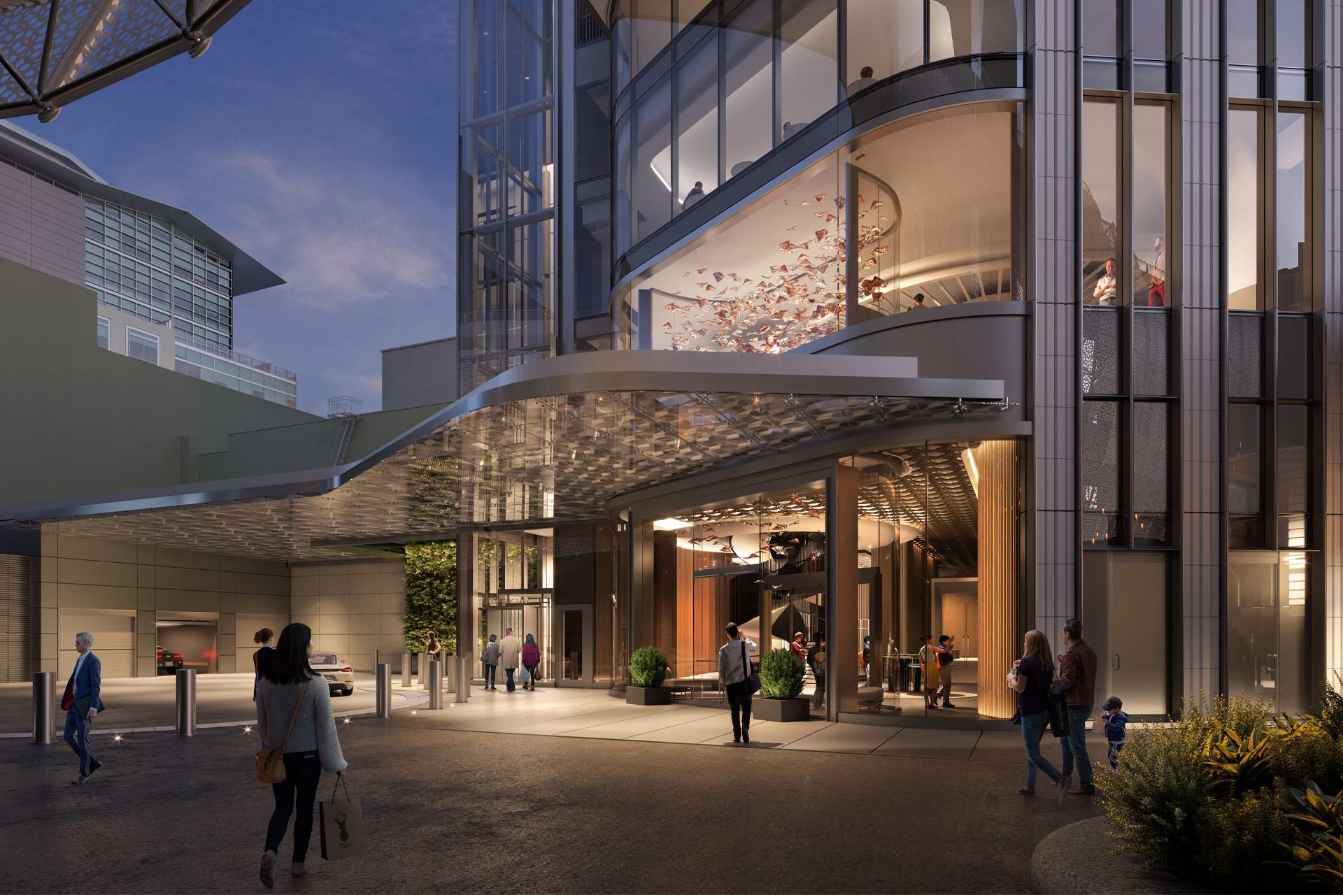 A rendering of Rosewood San Francisco