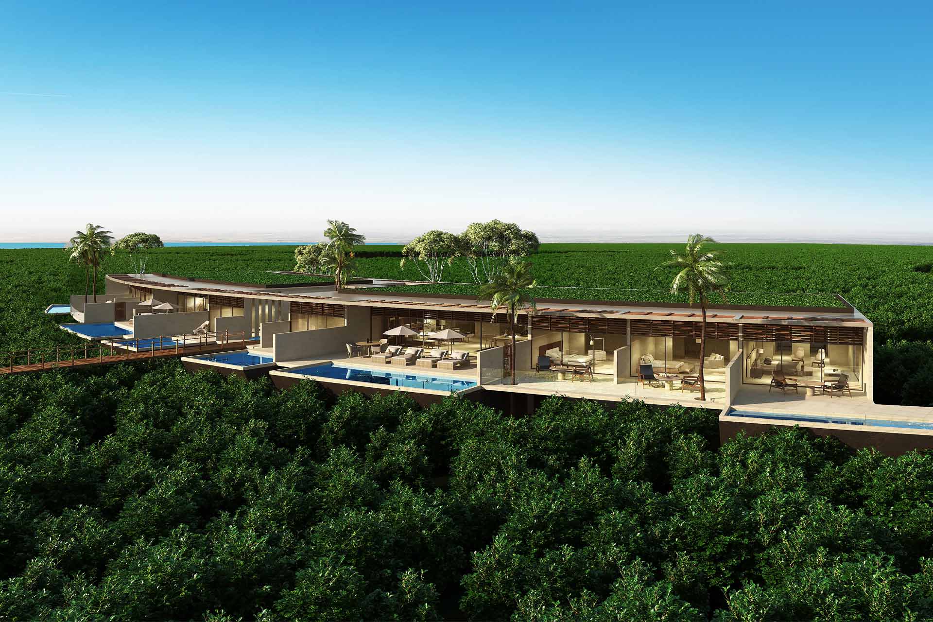 A rendering of The Riviera Maya Edition at Kanai in Mexico