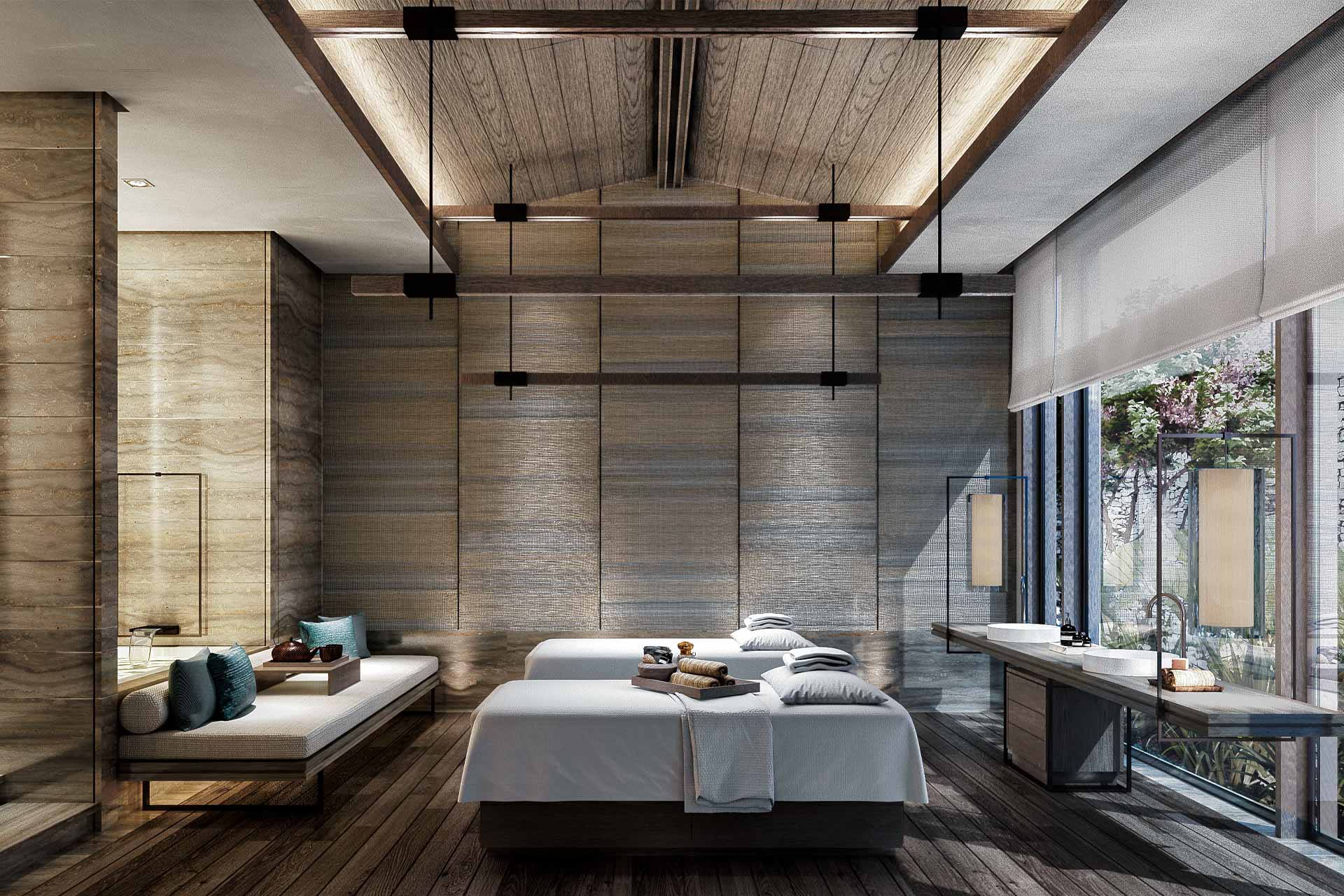 A rendering of the spa at Regent Phu Quoc in Vietnam