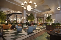 A rendering of Six Senses London