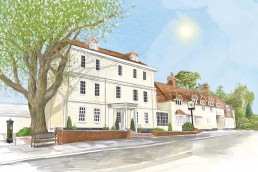 A rendering of The Georgian, Coppa Club in Surrey