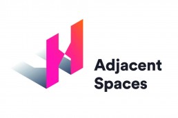The logo for Adjacent Spaces at IHIF in Berlin