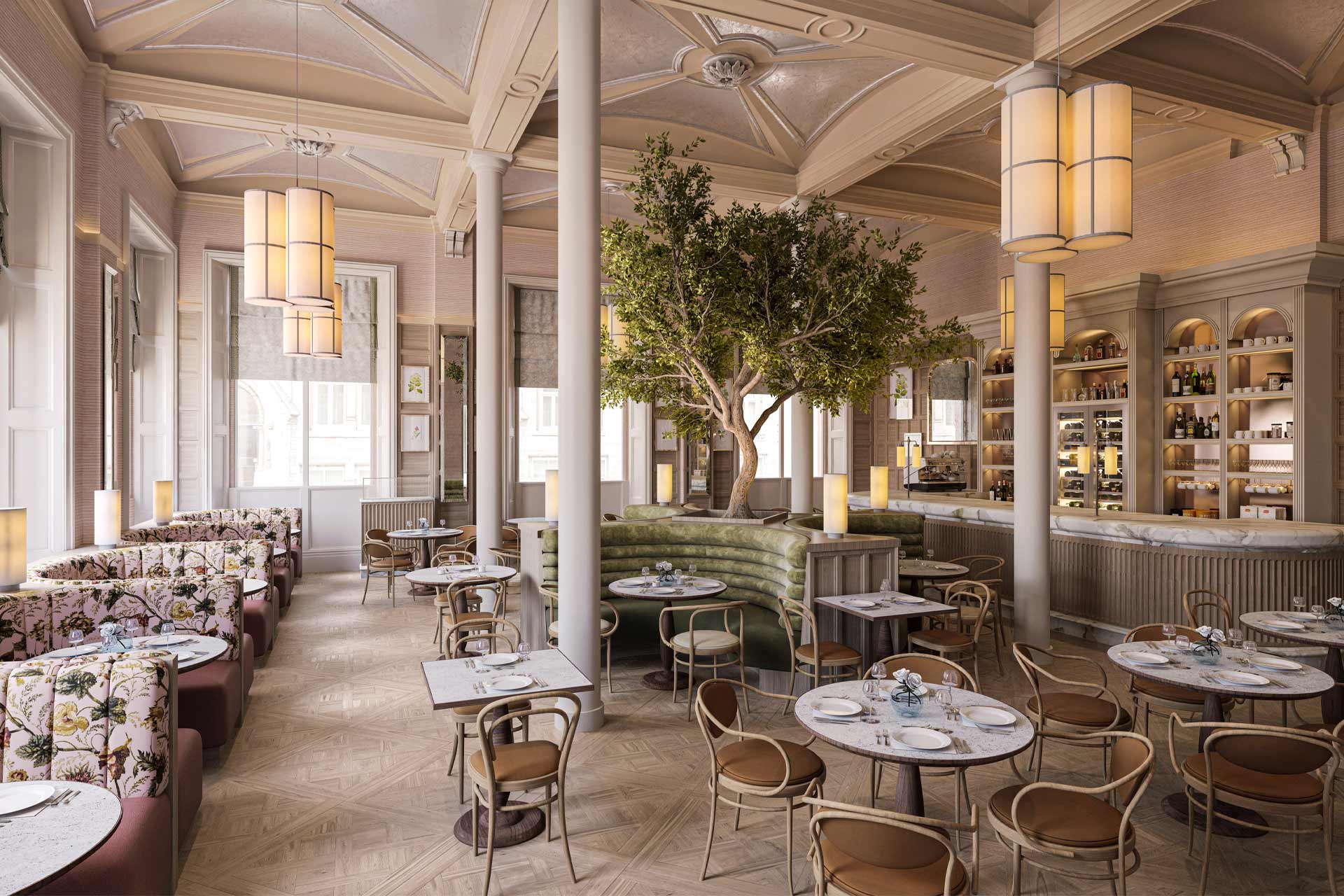 The tea room at McGallery in Liverpool