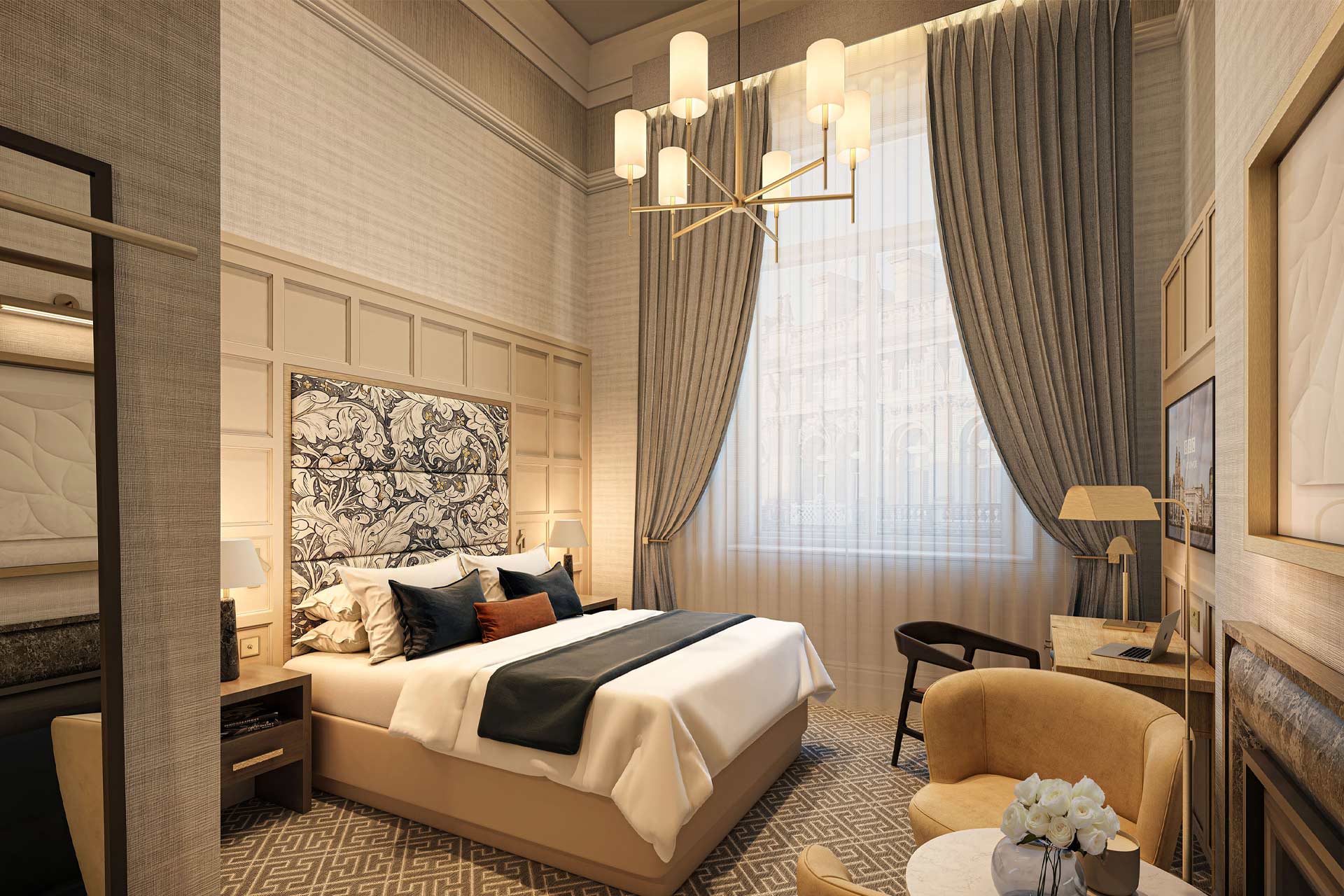 A guestroom at McGallery in Liverpool