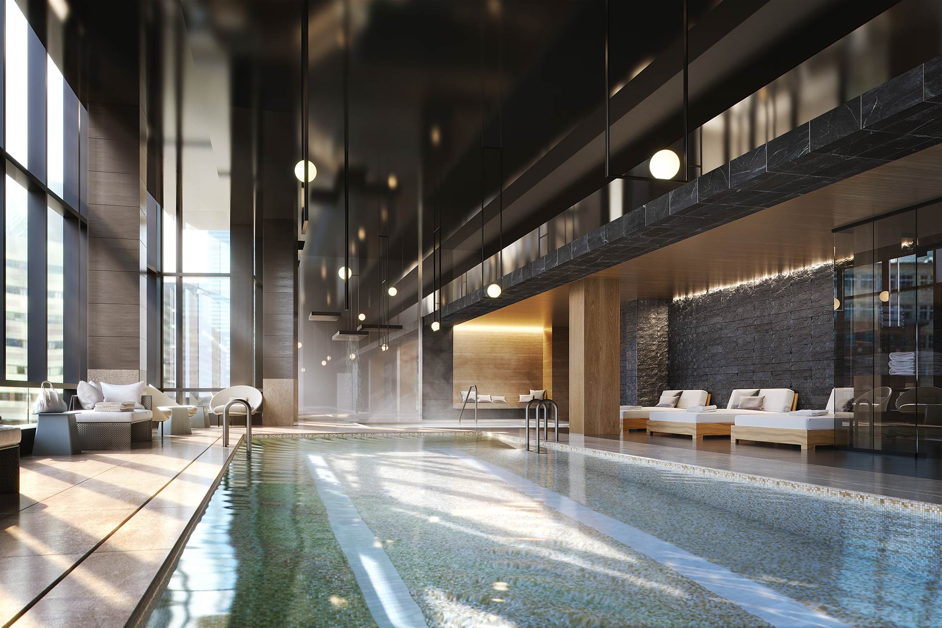A rendering of Raffles Boston Back Bay Hotel & Residences