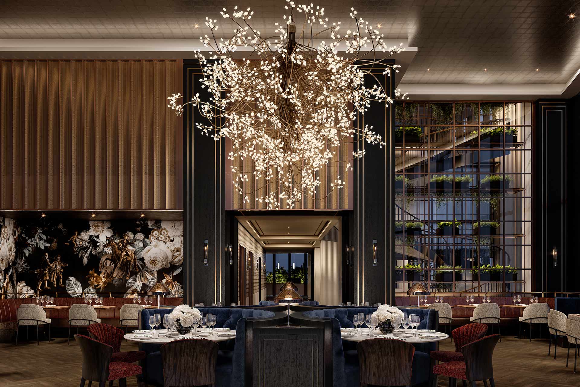 A rendering of Raffles Boston Back Bay Hotel & Residences