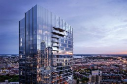 A rendering of Raffles Boston Back Bay Hotel & Residences