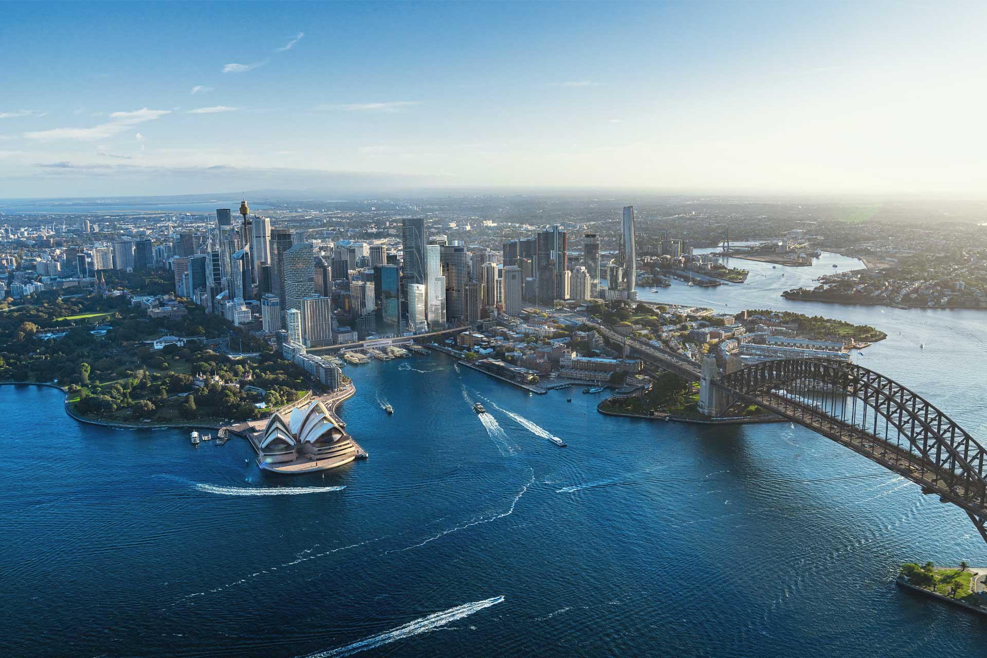 An exterior rendering of Waldorf Astoria in Sydney, Australia