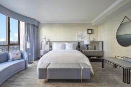 A new guestroom at Beverly Wilshire Hotel in California