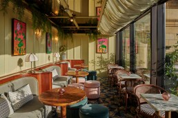 The roof terrace bar at Gleneagles Townhouse in Edinburgh