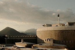 An exterior rendering of Mamula Island in Montenegro