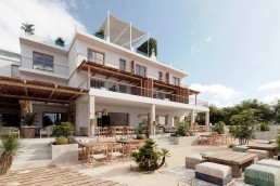 A rendering of Teranka in Formentera