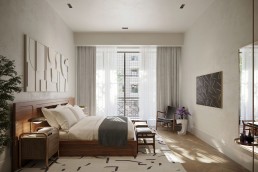 A rendering of Six Senses Residences in London