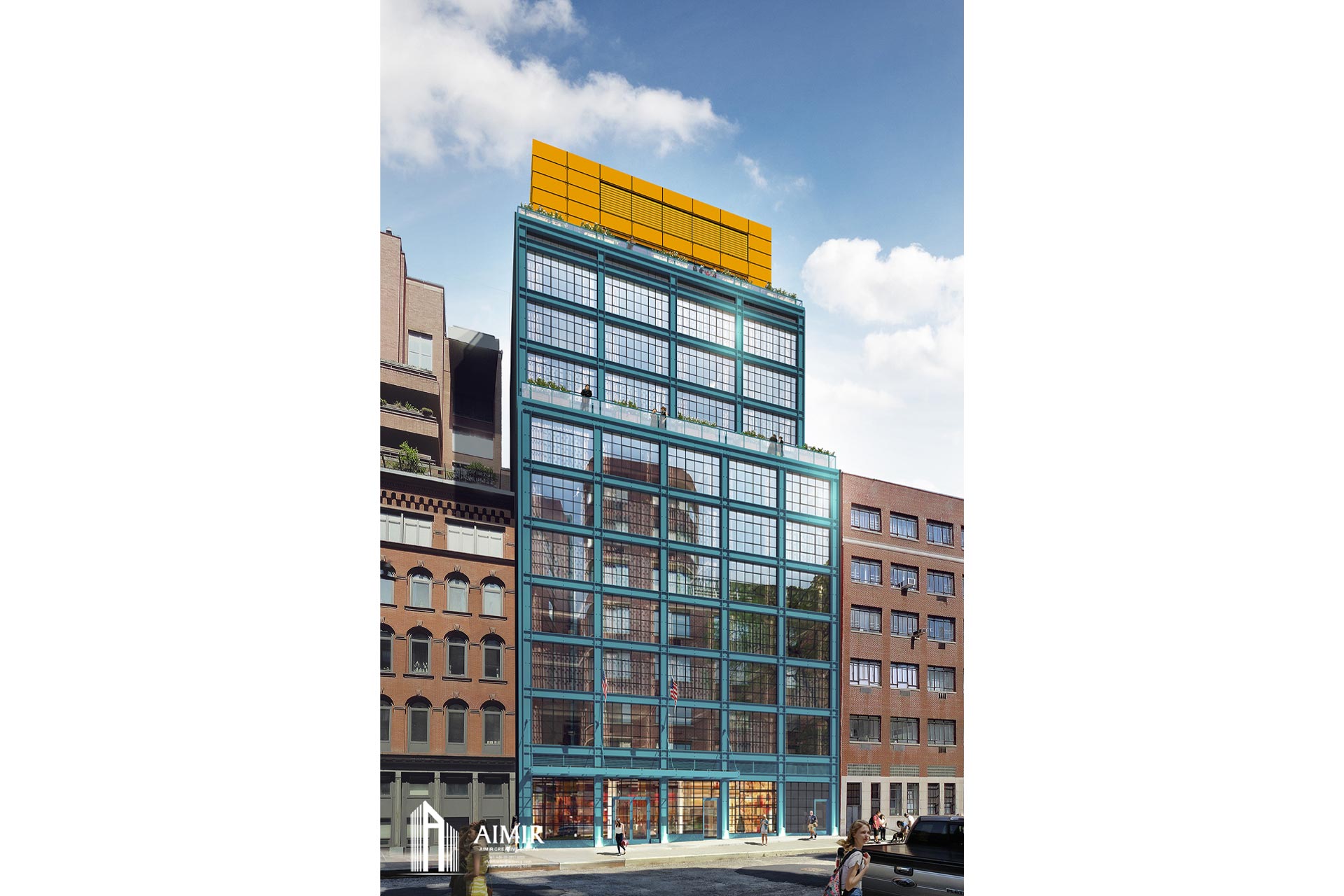 A rendering of Warren Street Hotel in New York