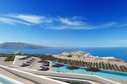 A rendering of Santo Mine in Santorini