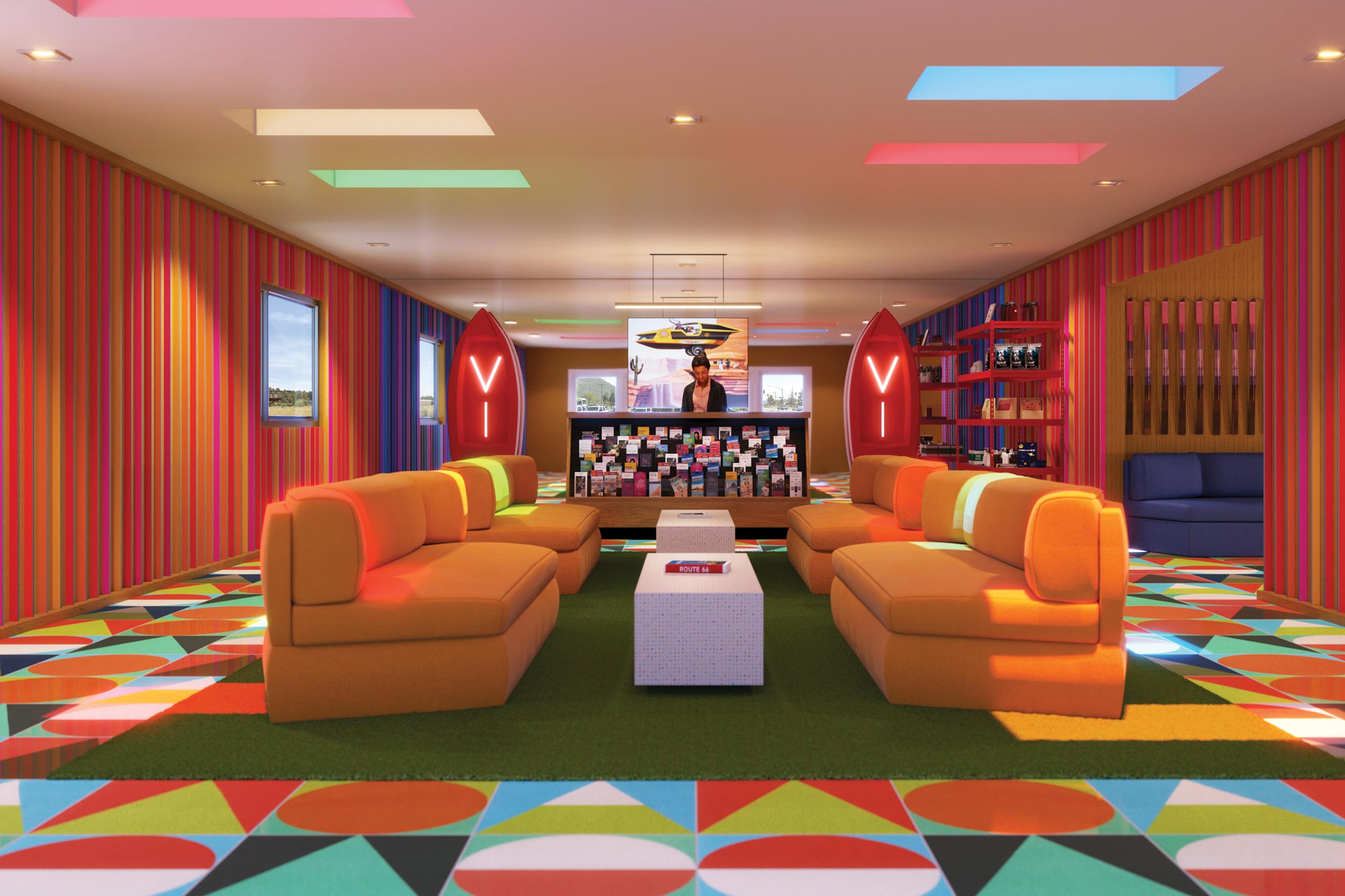 Retro-futuristic motor hotel reopening on Route 66 - Sleeper