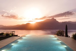 Cape of Senses Pool with Lake Garda View