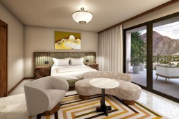 Thompson Palm Springs Guestroom Interior