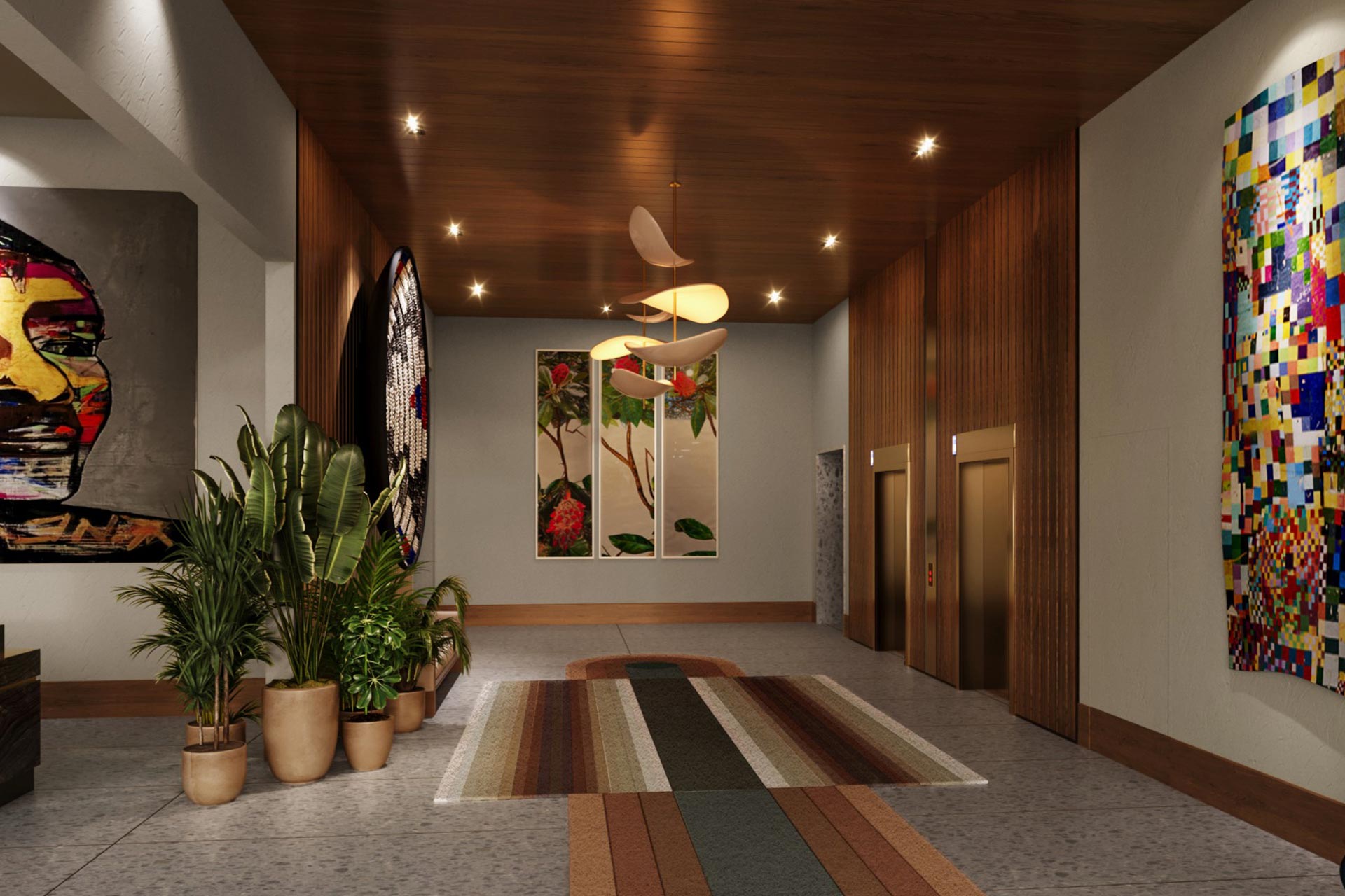 Thompson Palm Springs Lobby Design