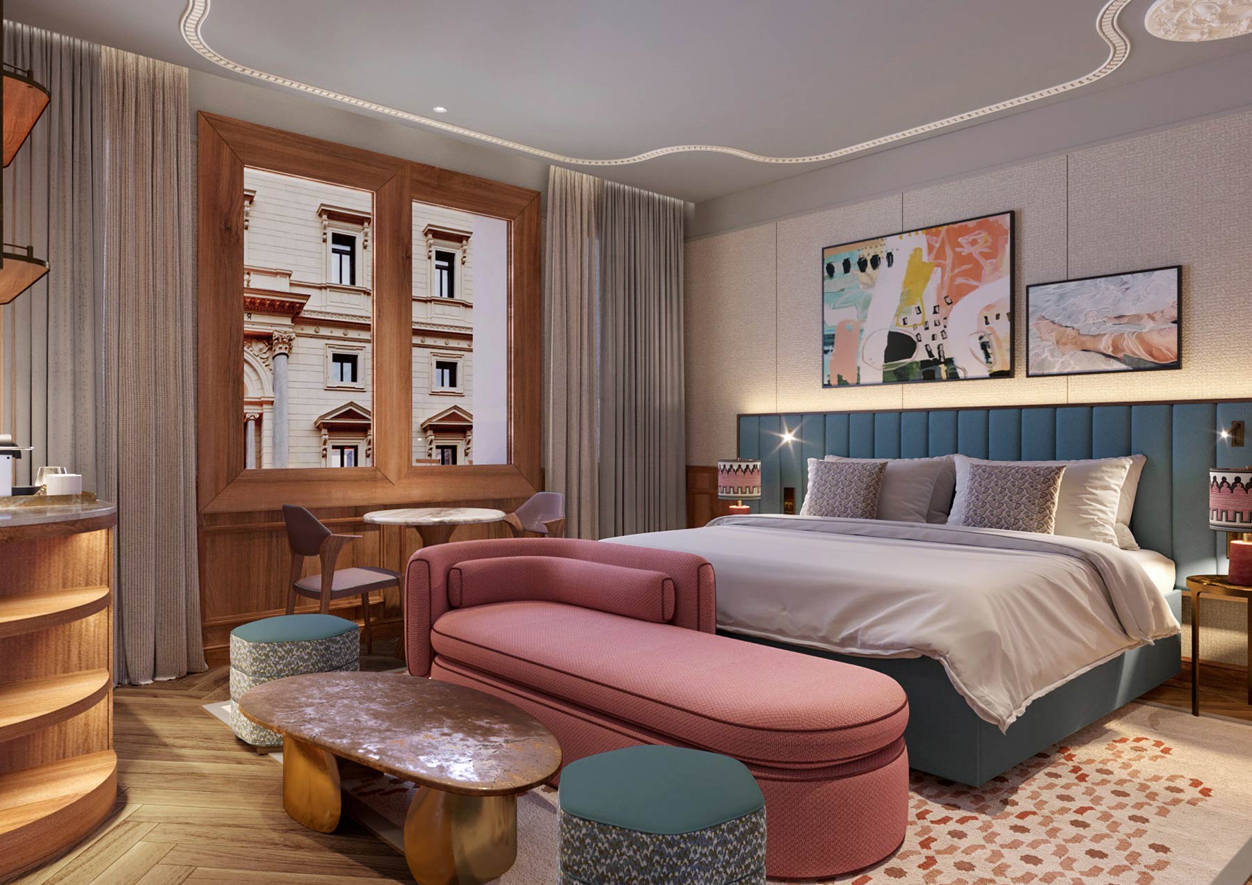 Grand Hotel Central Barcelona Guestroom