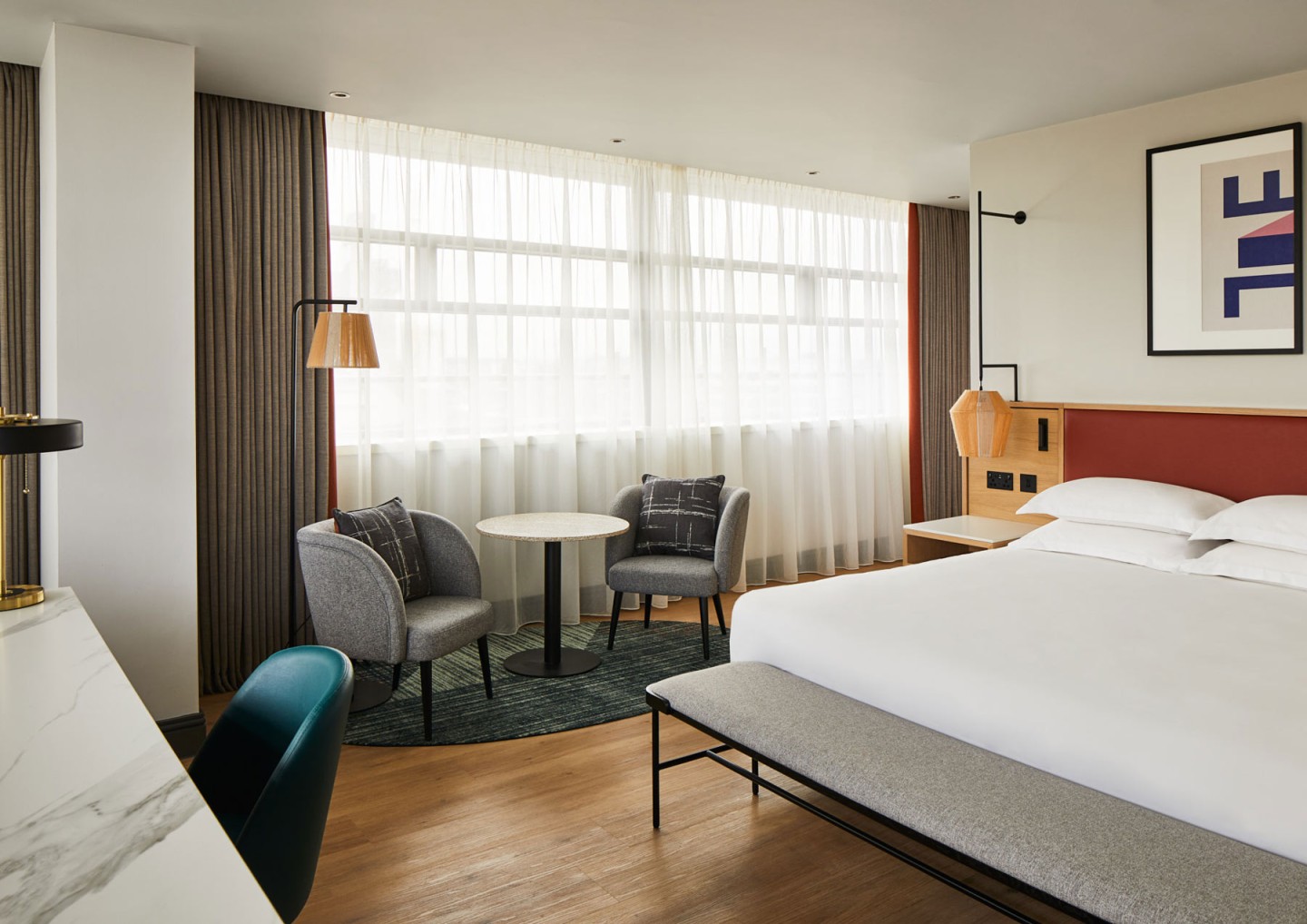 Manchester Marriott Hotel Piccadilly Guestroom