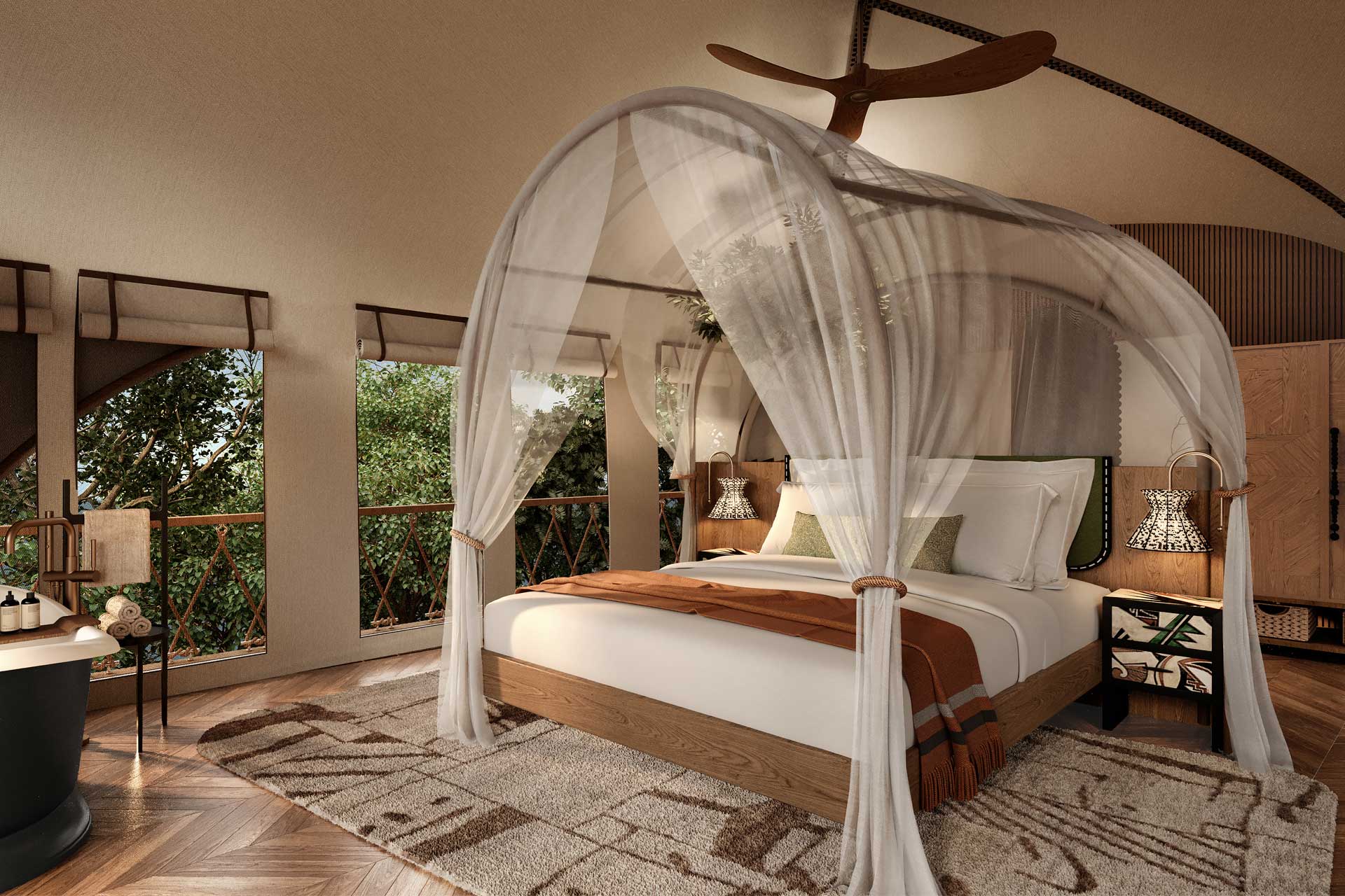The Ritz-Carlton, Masai Mara Safari Camp Bedroom