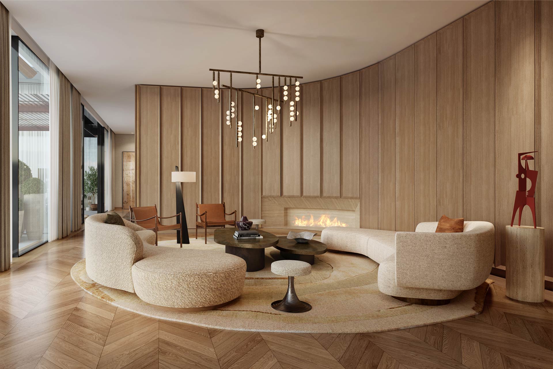 Four Seasons Hotel Philadelphia Sky Garden floor living room