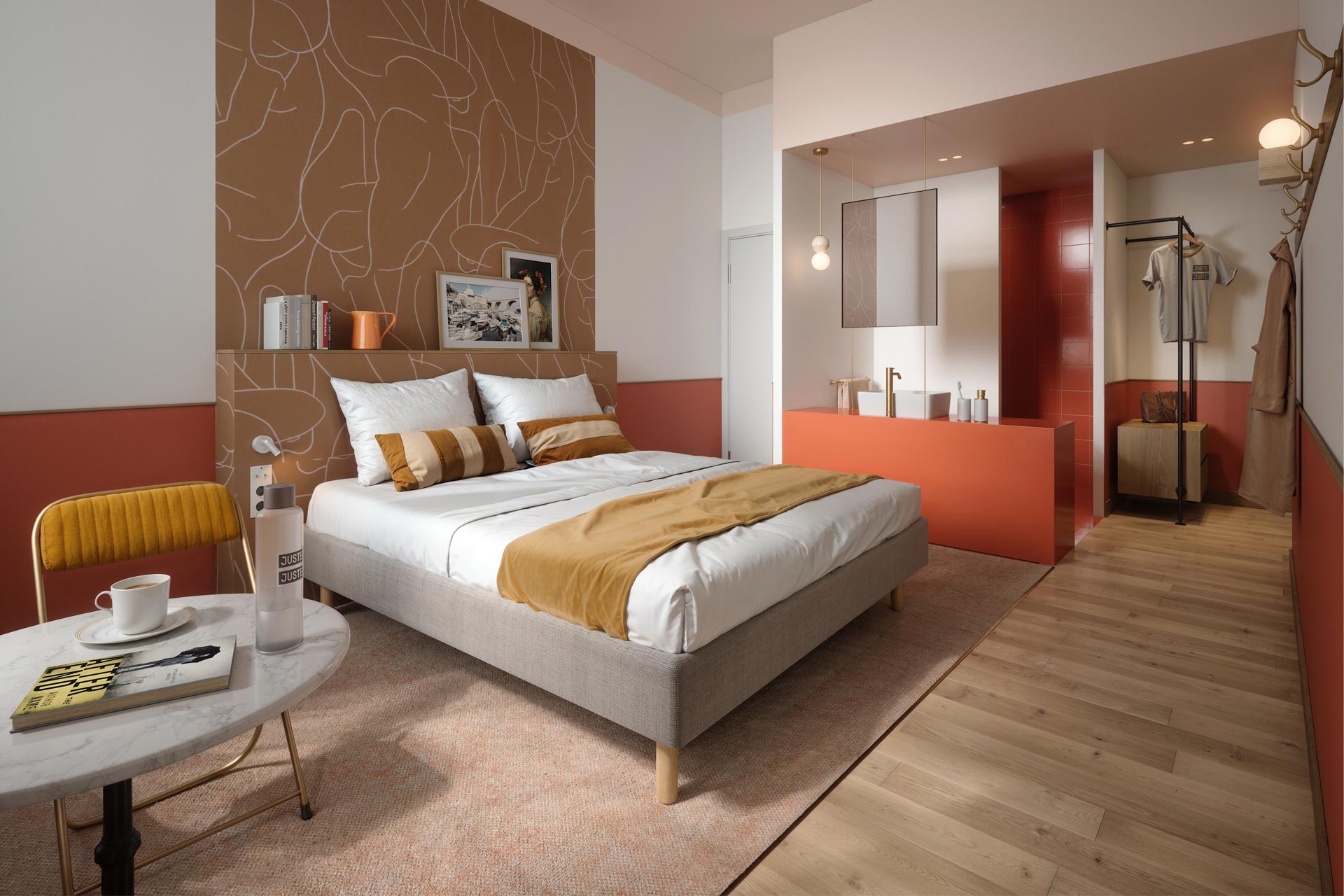 Grande Juste guestroom