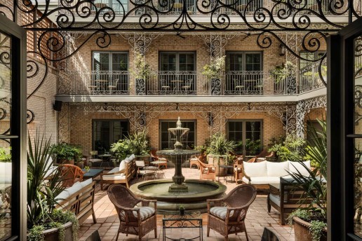 The Nickel Hotel Courtyard