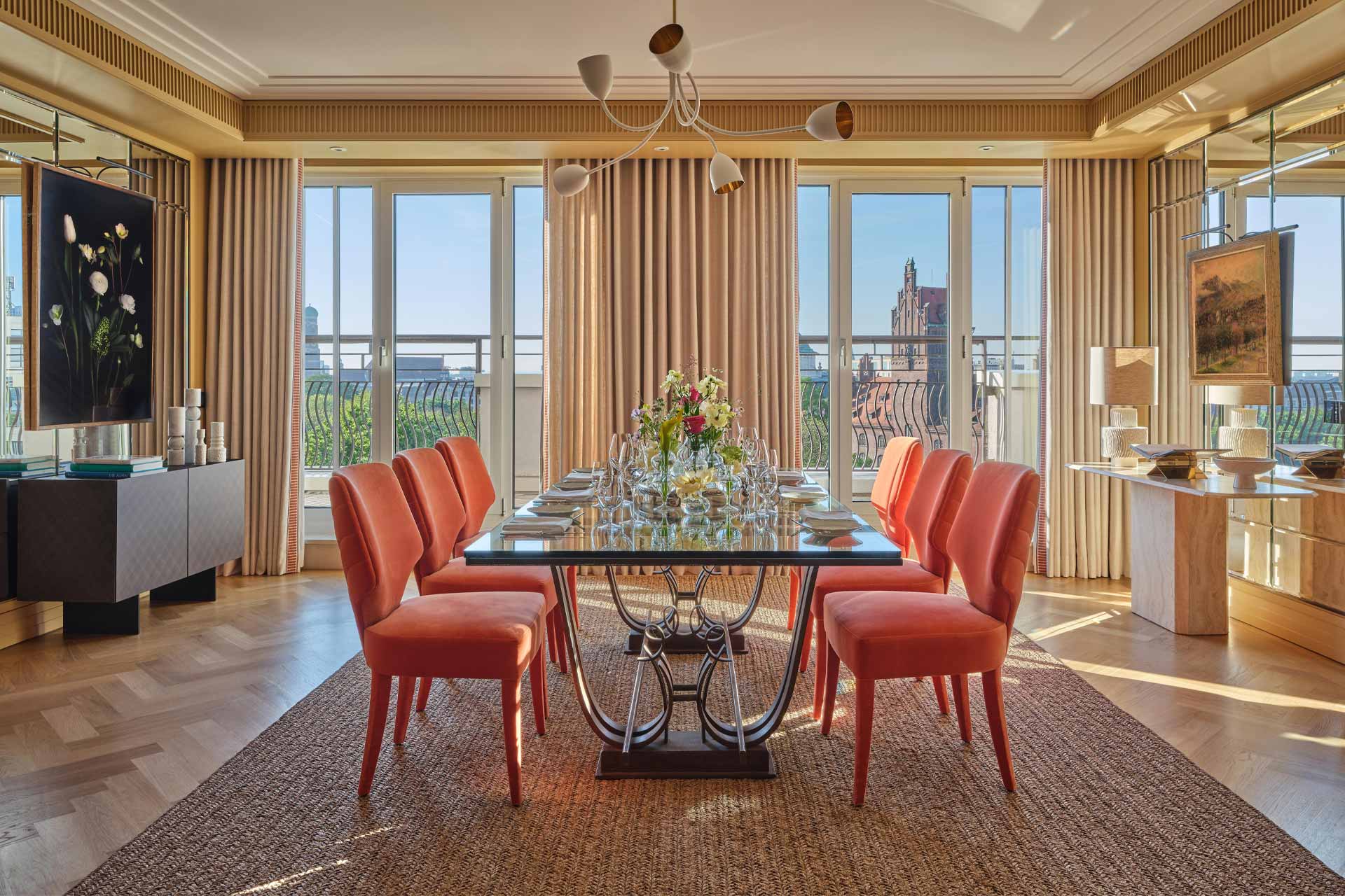 The Charles Hotel Monforte Royal Suite dining room