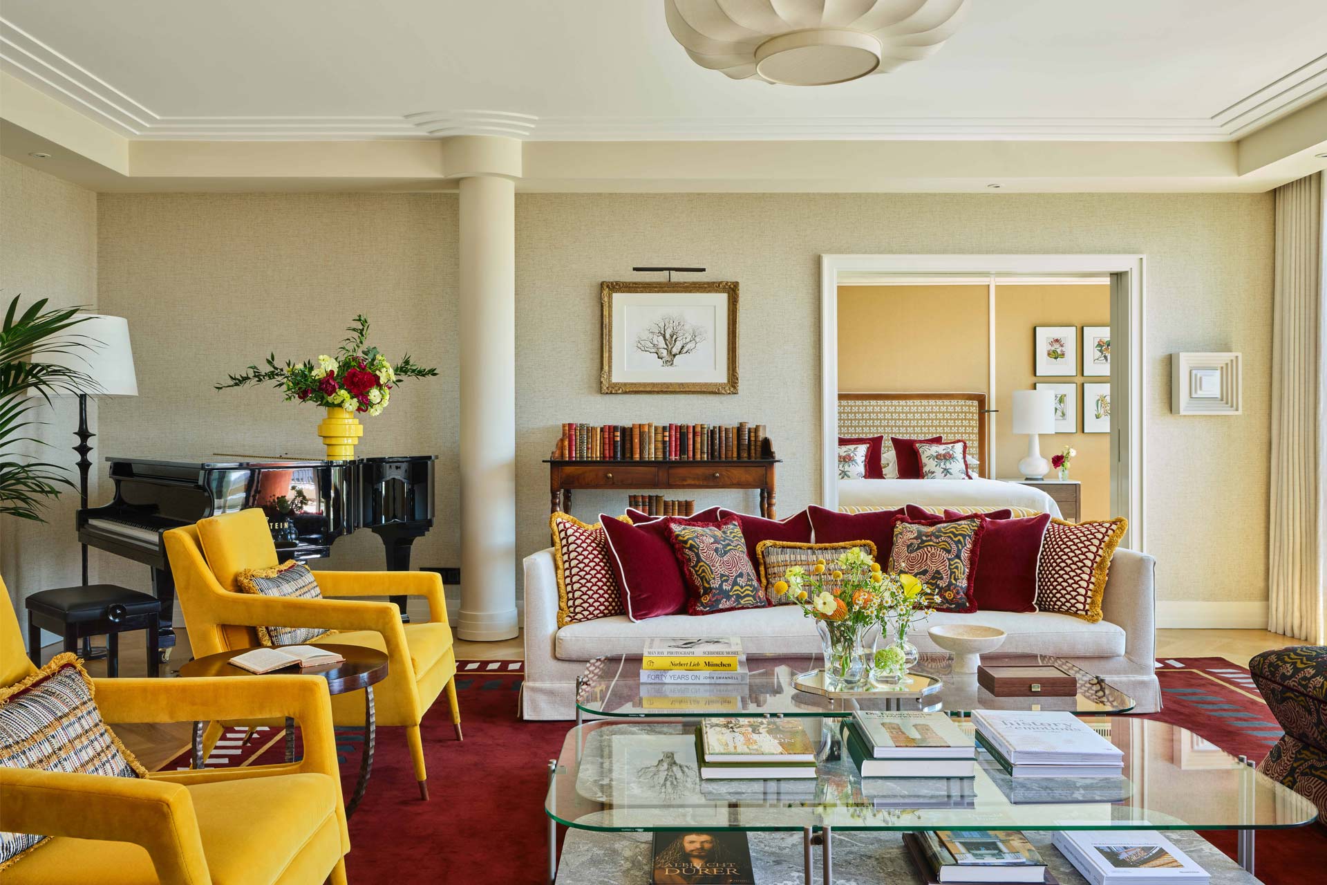 The Charles Hotel Monforte Royal Suite living room