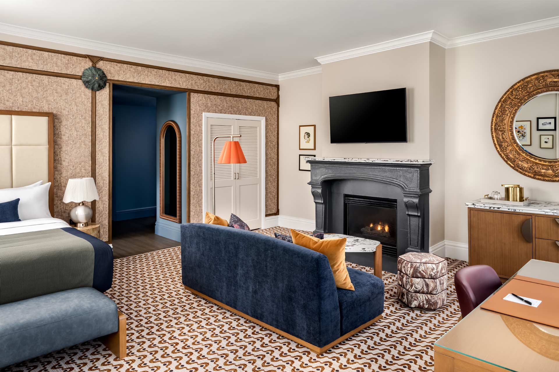 The Louie, a Davenport Hotel guestroom