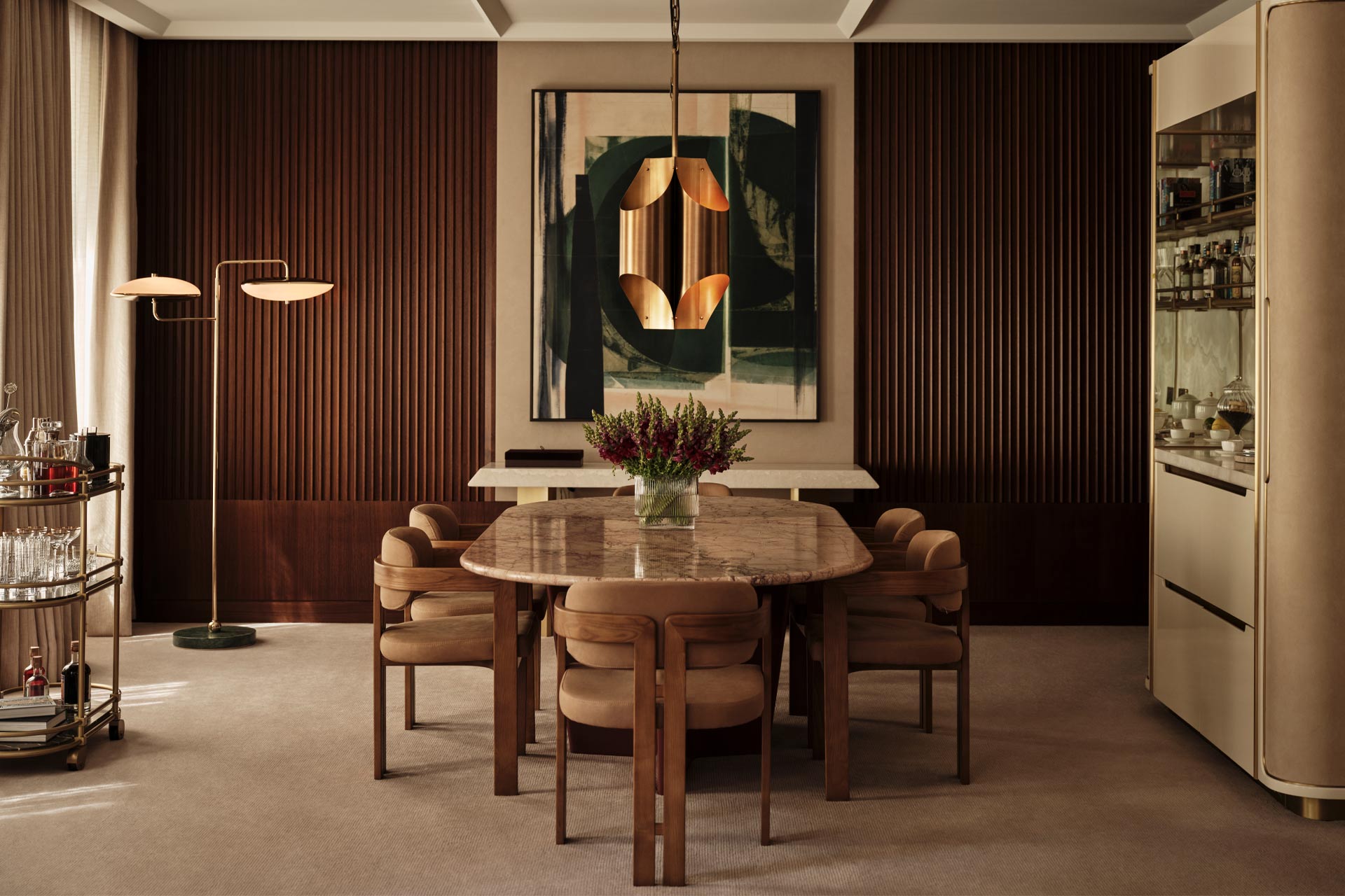 The Chancery Rosewood dining table